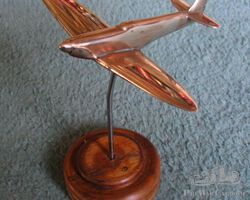 Spitfire model in brass. WWII