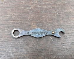 Vintage car or motorcycle ML magneto points adjusting spanner.