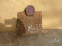 Patinated Registration Plate & Tail Light