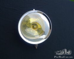 New Old Stock Motorcycle Headlight Good Chrome & Silver