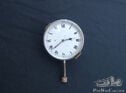 80mm Jaeger Clock Silver / White Dial
