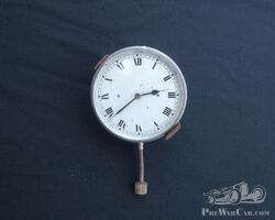 80mm Jaeger Clock Silver / White Dial