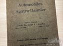 Austro Daimler sales brochure