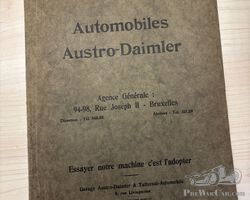 Austro Daimler sales brochure