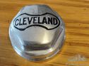 Nickeled hubcap for a vintage Cleveland car