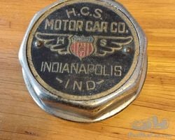 Nickeled hubcap for H.C.S. motor car