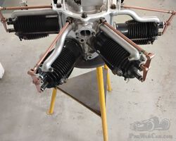 Fully overhauled and serviceable circa 1910/1911 sixcylinder Anzani aircraft engine.