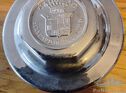 Large 11cms diameter nickeled hubcap for vintage Cadillac