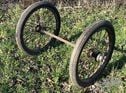 Vintage Rear Axle and Wheels suitable for a Cyclecar Project