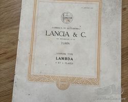 Lancia Lambda brochure