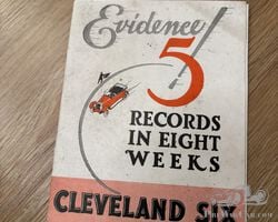 Cleveland Six sales brochure
