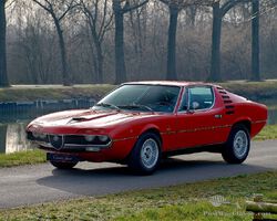 Fantastic Alfa Romeo Montreal 2.6 liter from 1975 with Low Mileage