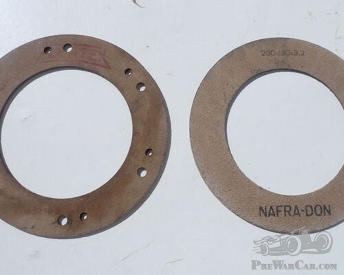 Nos Clutch Friction discs for Salmson Amilcar Delahaye Berliet