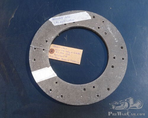 2 Clutch Friction Discs Talbot Lago Peugeot 402