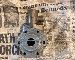 Original Molsheim Bugatti Air Pump and Housing