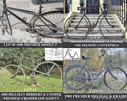 4 RARE PREMIERS in the BICYCLE COLLECTORS ONLINE AUCTION