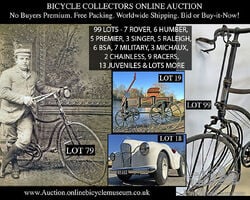 5 ROVERS in the BICYCLE COLLECTORS ONLINE AUCTION