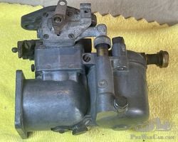 Solex 40 v BFD updraught carburettor. Aluminium body