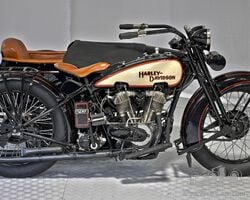 1929 Harley Davidson Model JD with side car