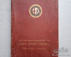 6C 1750 Gran Sport - user manual