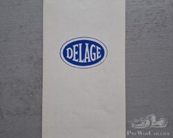 1938 / 1939 Delage D6.75 & D8.120 brochure