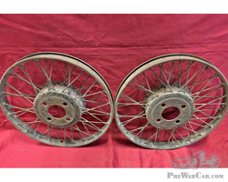 Spoke wheels for beaded edge