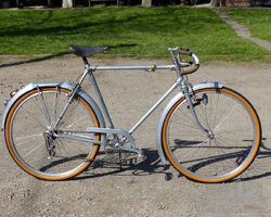 1930's Caminade Caminargent Octagonal Aluminuim Touring Bicycle Project.
