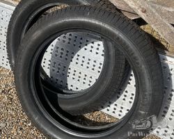 Pair of part worn Dunlop 500 x 19 racing tires