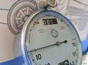 French Jaeger speedo in MPH - Bugatti, Amilcar, Salmson etc. snap reset trip meter