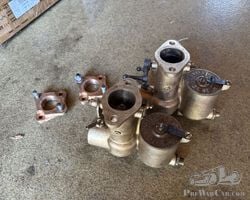 Pair of Zenith 42 carburettors