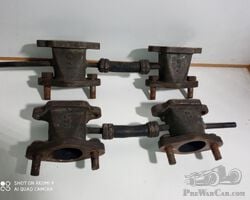 Bugatti ? Lot de 4 adaptateurs anciens en bronze ou laiton Ref 371