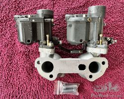NARDI Twin Carburettor Kit Complete with slow running jets - RARE to suit Lancia Aprilia