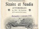 Sizaire et Naudin voiture automobile 1911