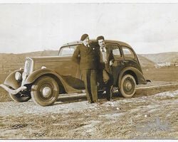 Peugeot carte postale photo card