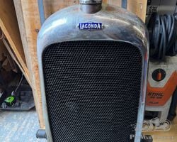 Vintage Lagonda radiator and surround with lever action cap