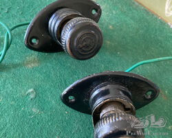 Matching Pair of Lucas Flange Mounted Dash Lamps - Unused Condition
