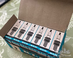 Unused Full Box of 12 KLG 18mm M30 Spark Plugs