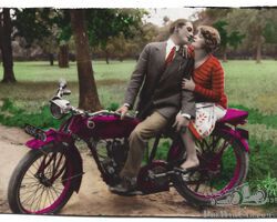 Indian Motorcycle Postcard