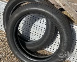 Pair of part worn Dunlop 500 x 19 racing tires