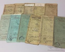 FOR SALE A QUANTITY OF RF60 LOGBOOKS VARIOUS BRITISH MAKES