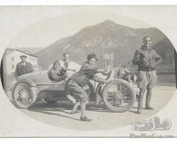 Bugatti 35 postcard 1929