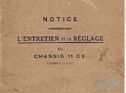 Delage D1 notice entretien manuel manual