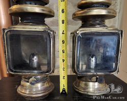 Large Pair of 1907-1911 Atwood-Castle #104 Side Lamps