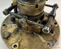 Bugatti Brescia clutch cover complete with toggle mechanism in excellent condition. Early type throwout bearing