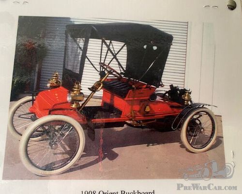 Wanted 1908 Orient Buckboard, Where is it?