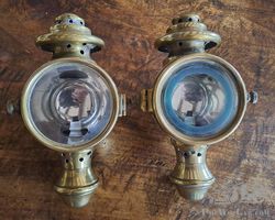 A beautiful pair of Otto lanterns.
