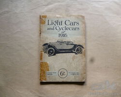 Light Cars and Cyclecars of 1916