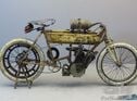 1905ca Puch 905 cc IOE V-twin in road racing trim