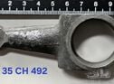 Shorter Brake Lever for Bugatti GP Types 35, 51, 37 and Other Types - Original Factory Molsheim