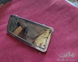 A rare pre war convex rear view mirror.